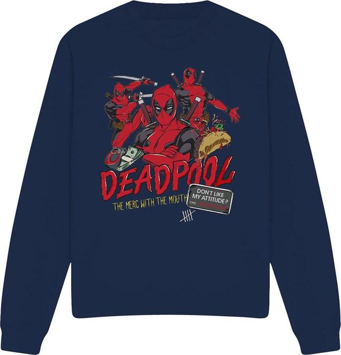 Immagine prodotto Deadpool Attitude Felpa Adulto Unisex (XXL)