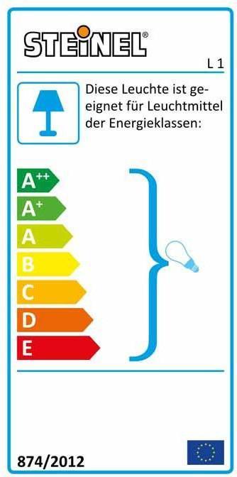 Energy Label Steinel Sensor lamp L 1 (10 m)