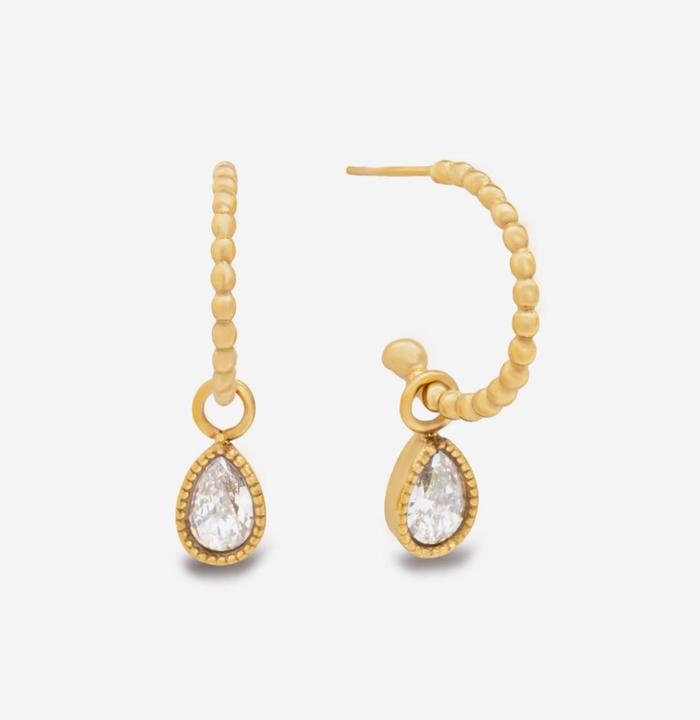 Sensora Jewelry Ocean Gem Hoops Ohrringe (Edelstahl)