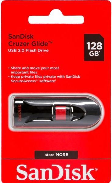 Actual product image SanDisk Cruzer Glide (128 GB, USB-A)