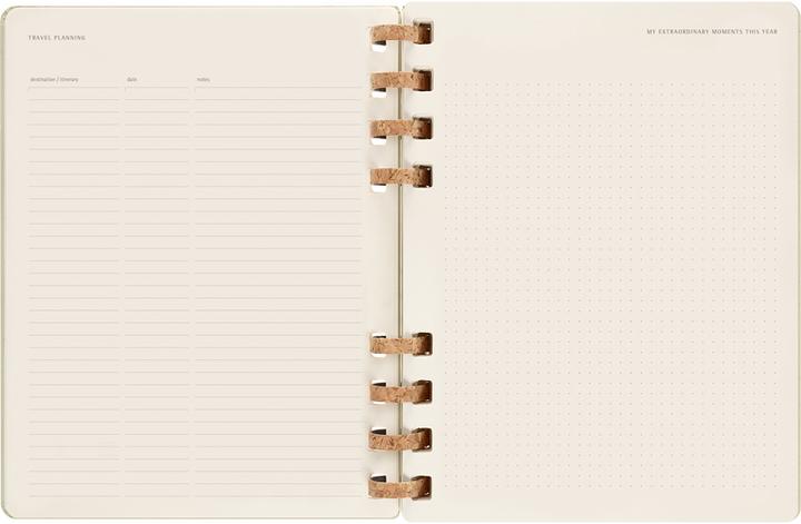 Produktbild Moleskine 12 Monats Life Kalender mit Spiralbindung 2024, XL, Wochen-Monatskalender, Fester (20 x 25 cm, Englisch)