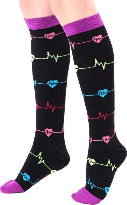 Produktbild JTI Kniehohe Unisex-Stützsocken - Pulse - L / XL (S, M)