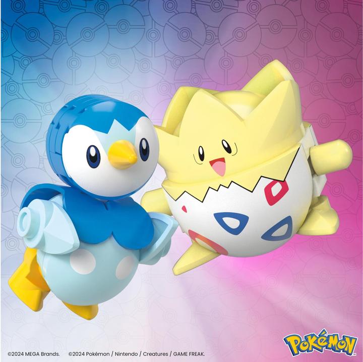 Produktbild MEGA Pokémon 2er Pokéball Set - Plinfa und Togepi
