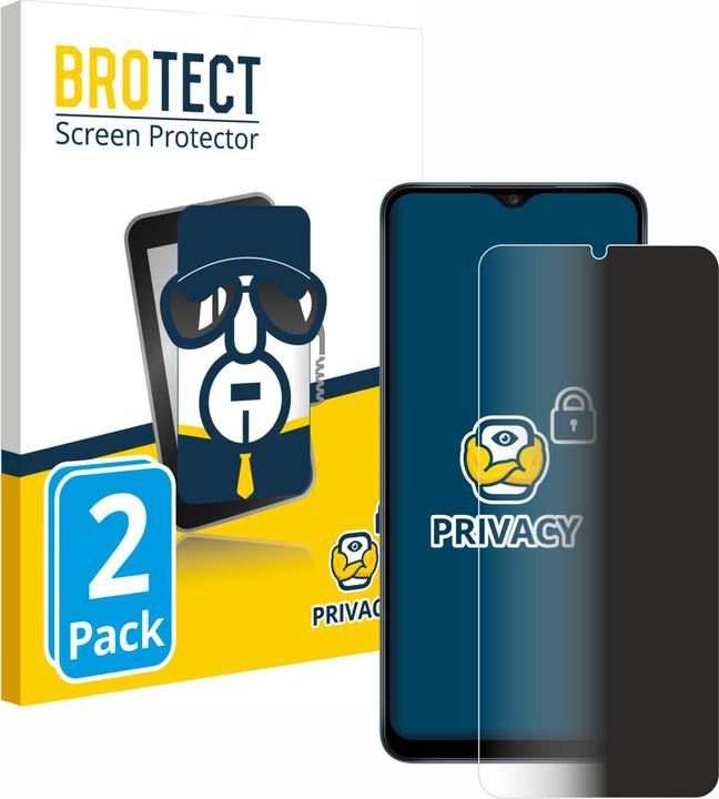 Immagine prodotto BROTECT Pellicola privacy antispia Pellicola di protezione dalla luce blu (2 Pezzo/i, Samsung Galaxy A12)