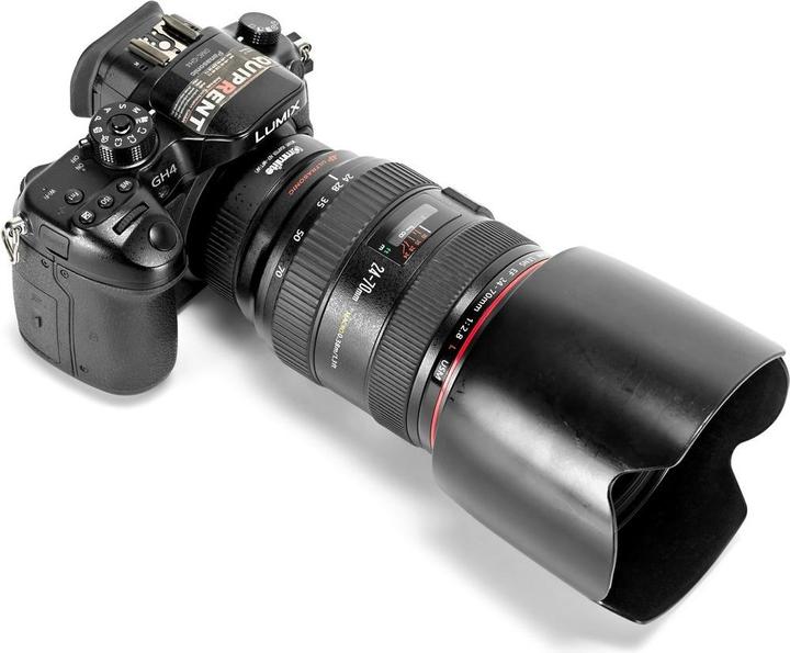 Produktbild Commlite Objektiv-Konverter EF/EFs zu MFT (Standard, Canon EF-S)