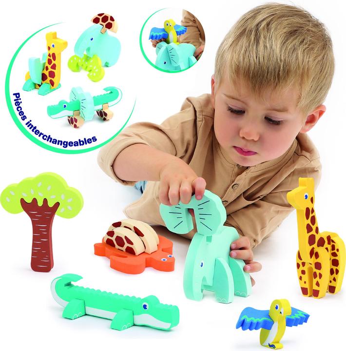 Image du produit LUDI 3D Foam Puzzle Game - (LU30084) (18 pièces)