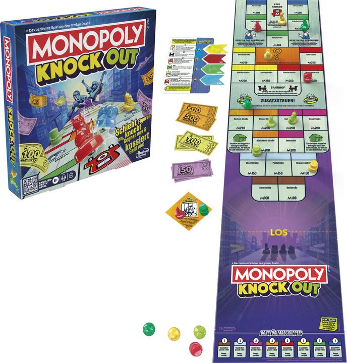 Actual product image Monopoly Knockout (German)