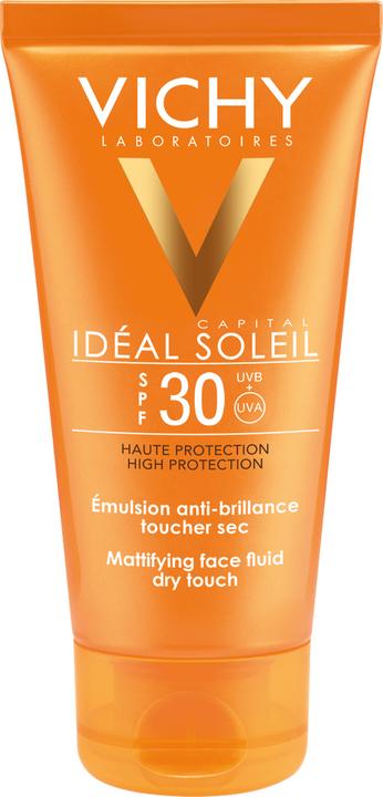 Vichy Capital Soleil Mattierendes Sonnen-Fluid (Sonnencreme Gesicht, SPF 30, 50 ml, 70 g)