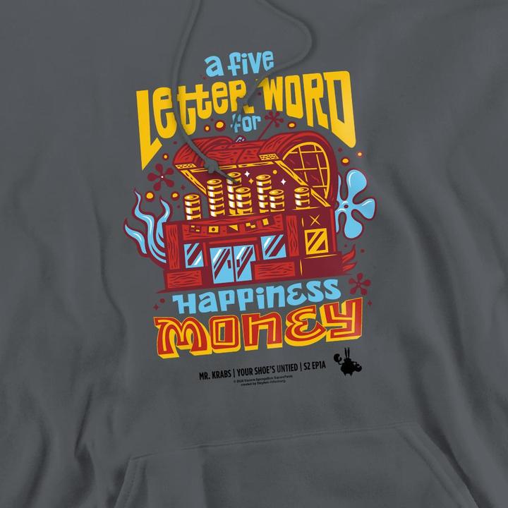 Immagine prodotto Spongebob Squarepants Money Felpa con Cappuccio Mr Krabs Uomo (M)