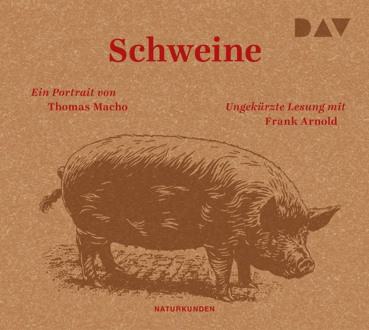 Produktbild Schweine. Ein Portrait (Thomas Macho, Frank Arnold, Deutsch)