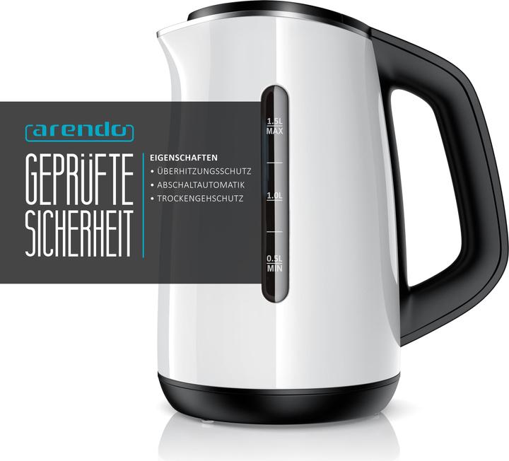 Image du produit Arendo Bouilloire avec réglage de la température (1.50 l)