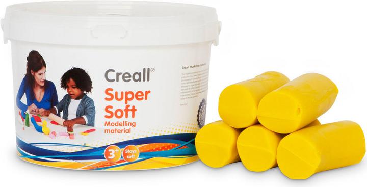 Creall Supersoft klei Geel, 1750gr.