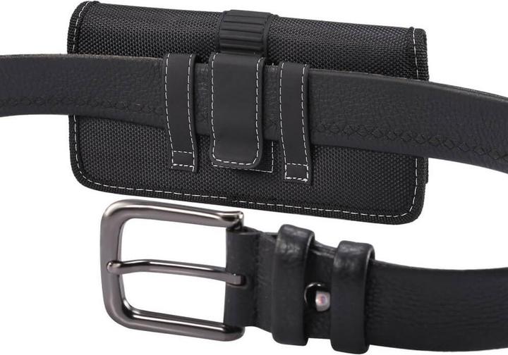 Immagine prodotto Cover-Discount Borsa da cintura orizzontale in Oxford con clip / XL