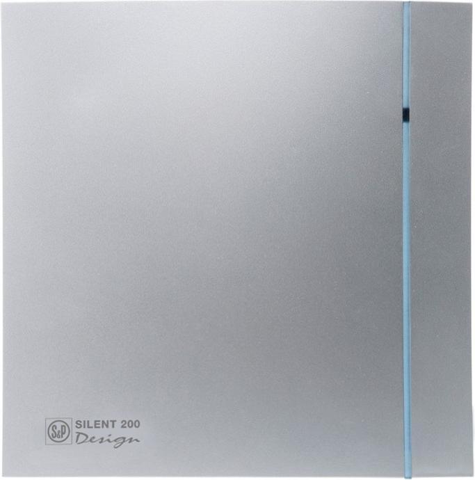 Actual product image Soler&Palau Fan SILENT-200 CHZ SILVER DESIGN - 3C 5210606000