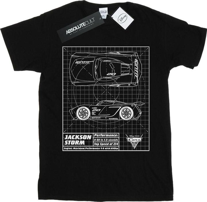 Disney Cars Jackson Storm Blueprint TShirt (3XL)