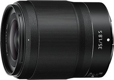 Actual product image Nikon Nikkor Z 35mm f/1.8 S (Nikon Z, APS-C / DX, full size)