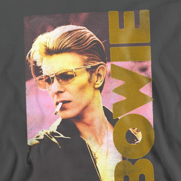 Immagine prodotto David Bowie Smokin Felpa Adulto Unisex (S)