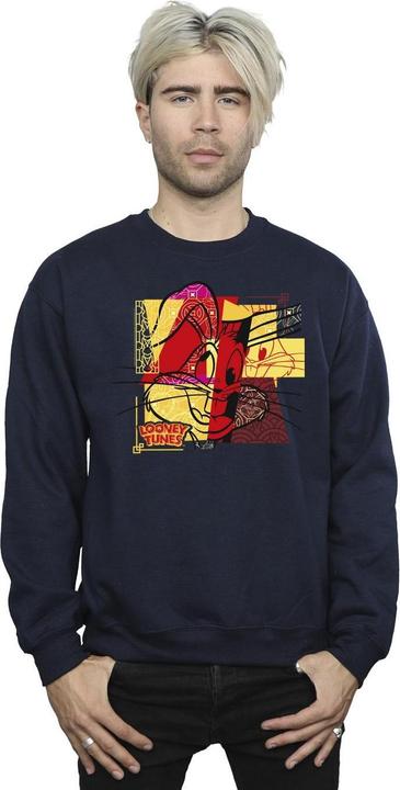 Actual product image Looney Tunes Mens Bugs Bunny Rabbit New Year Sweatshirt (4XL)