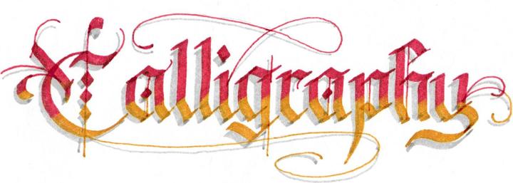 Produktbild Faber-Castell Tuschestifte Pitt Artist Pen Calligraphy 8 Farben (Blau, Silber, Pink, Schwarz, Braun, Grün, Weiss, Gelb, Rosa, 8 x)
