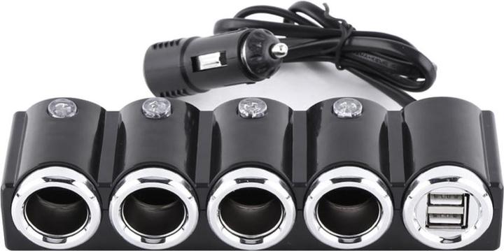 Immagine prodotto PNI Sdoppiatore accendisigari per auto Lighter 04 12V/24V 4 uscite, 2xUSB, display LED