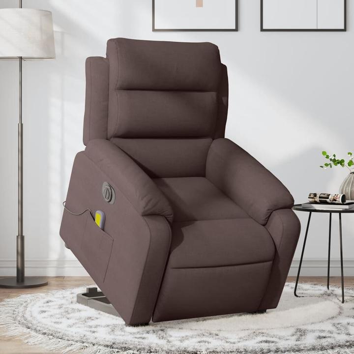 Actual product image VidaXL Electric massage chair with stand-up aid fabric