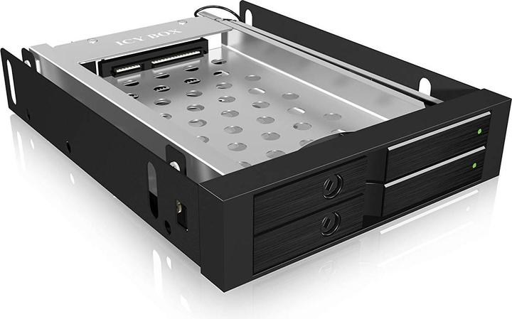 Actual product image Icy Box We-Ra. 2x2.5" SATAI-III in 3.5" IB-2227StS (b)