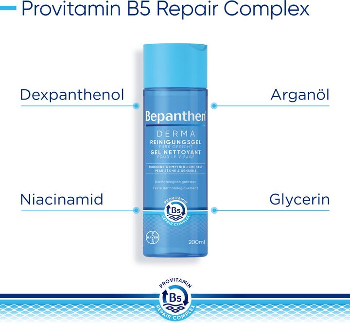Actual product image Bepanthen Derma Cleansing gel for the face (Gel, 200 ml)