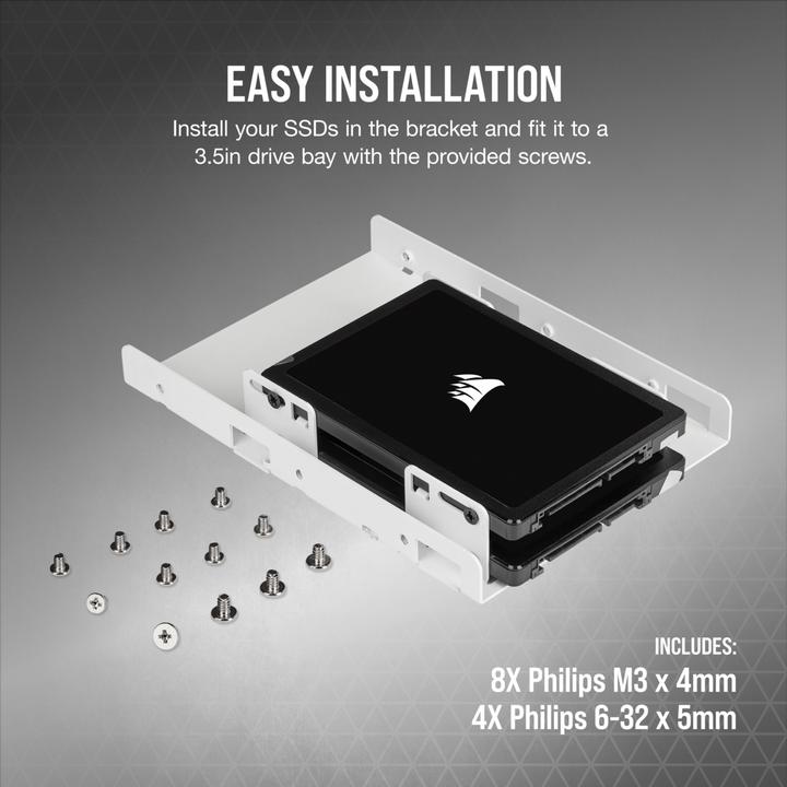 Actual product image Corsair Mounting frame -> for SSD DUAL