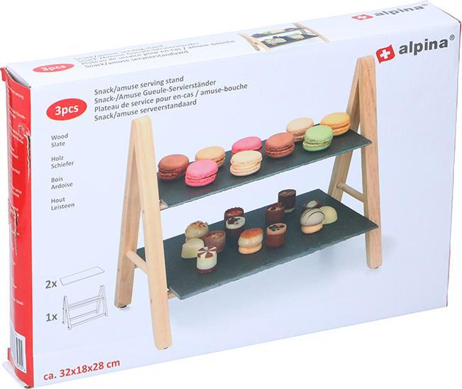 Produktbild alpina Etagere stand 2layer 32x18x28c