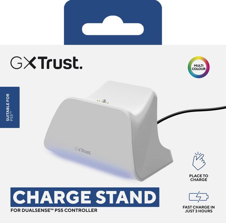 Actual product image Trust GXT255W CHARGE STAND PS5 WHITE (PS5)