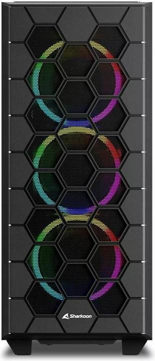 Actual product image Sharkoon RGB Hex (ATX, mATX, Mini-ITX)