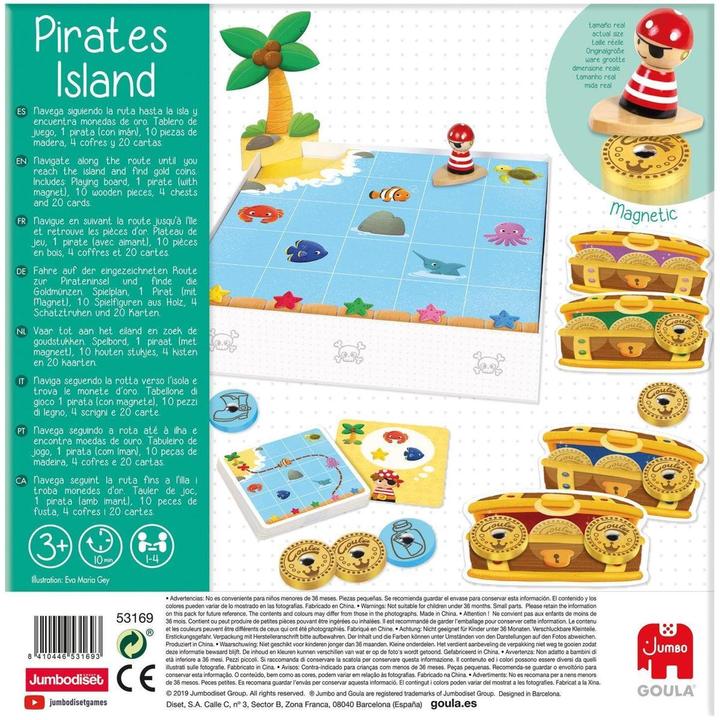 Actual product image Goula Pirate Island (English)