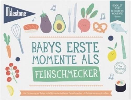 Produktbild Milestone Booklet "Babys Erste Momente als Schmecker"