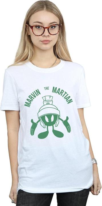 Immagine prodotto Looney Tunes Marvin The Martian Large Head Maglietta Ampia Donna (XL)