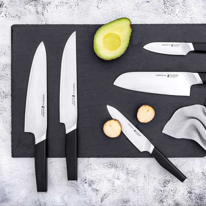 Produktbild Paul Wirths Bestecke CERASTEEL Kochmesser 8", schwarz (20 cm)