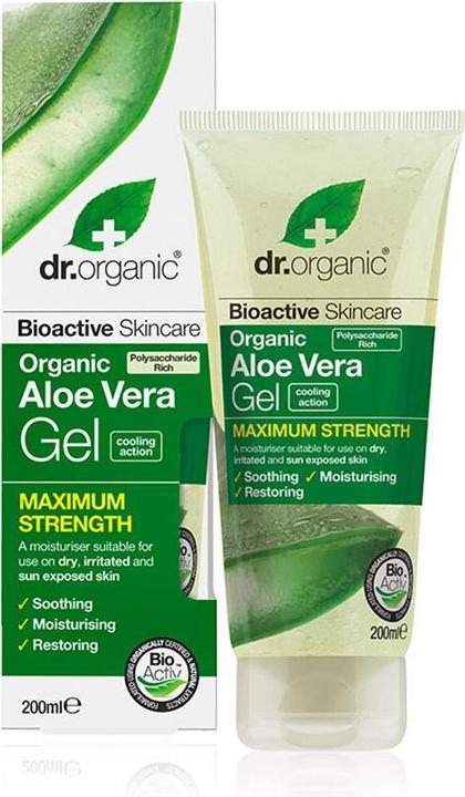 Actual product image Dr. Organic Dr Organic Aloe Vera Gel Maximum Strength 200ml (200 ml)
