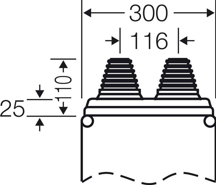 Produktbild Hensel Kabeleinführungsflansch 2x3072 Mi FP 72