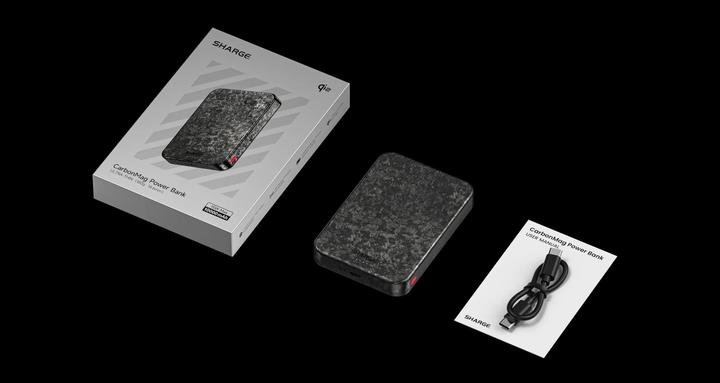 Actual product image Sharge CarbonMag (10K) (10000 mAh, 20 W, 38.50 Wh)
