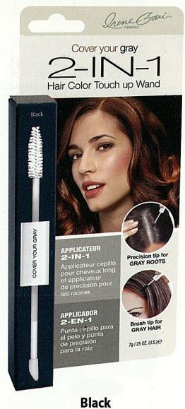 Cover Your Gray Hair Color Touch up Wall 2in1 Black 7 g (Black)