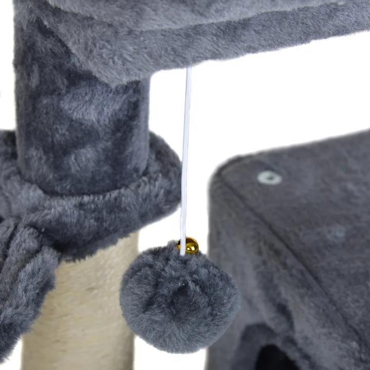 Produktbild Hecht PROMINENT LUNA S Katzenbaum Grau (96 cm, Grau)