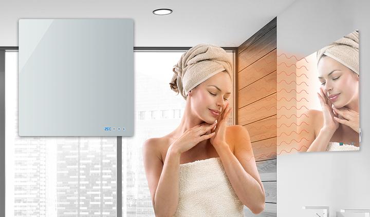 Actual product image Sonnenkönig Infrared heater mirror (300 W)
