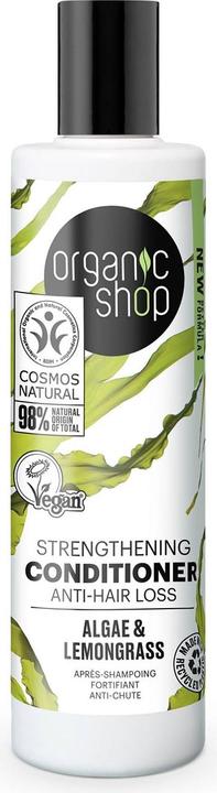Organic Shop Kräftigender Conditioner Anti-Haarausfall Algen und Zitronengras 280ml (280 ml)