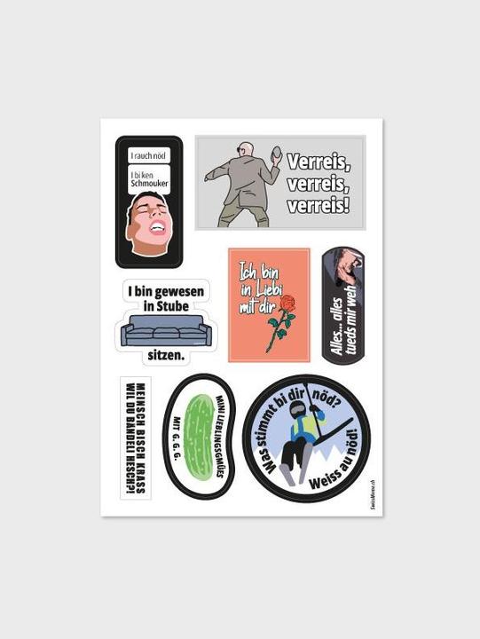 SwissMeme Stickerbogen