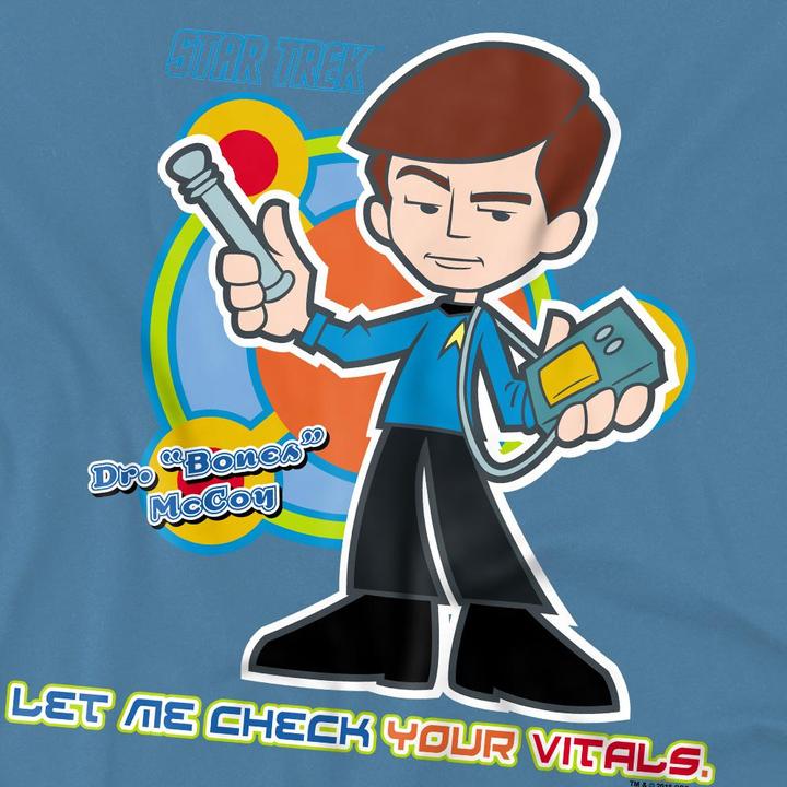 Image du produit Star Trek Quogs - T-shirt CHECK YOUR VITALS - Homme (XXL)