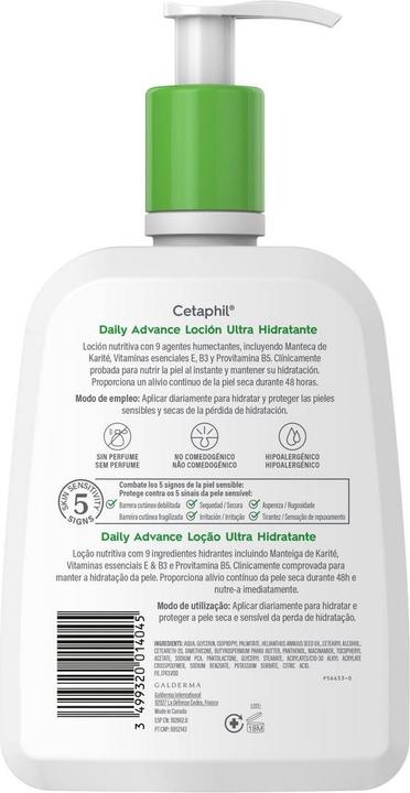 Produktbild Cetaphil Daily Advance Ultra Hydrating Lotion (Körperlotion, 473 ml)