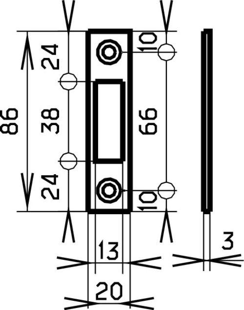 Produktbild MSL Flachschliessbleche B-1501 (Schliessblech)
