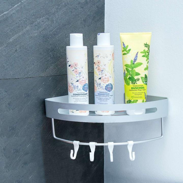 Produktbild Intirilife Duschablage mit 2 Haken zum Bohren oder Kleben