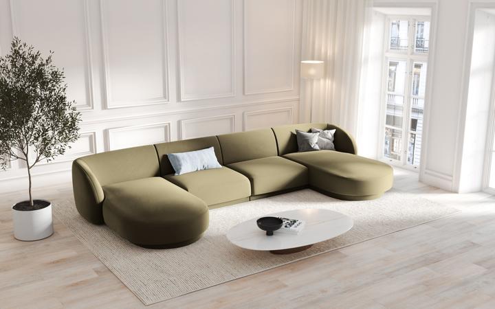 Actual product image Micadoni Panoramic Sofa, "Miley", 5 Seats, 330x156x70Made in Europe (Sofa landscape)