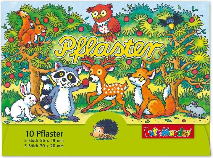 Actual product image Lutz Mauder Children plaster forest animals (10 pcs) (10 x)