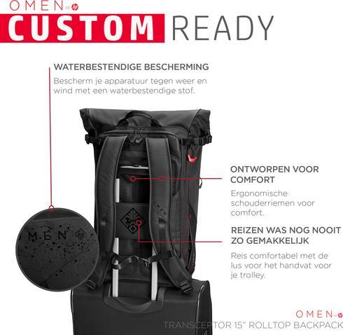 Actual product image HP Omen Transceptor Rolltop